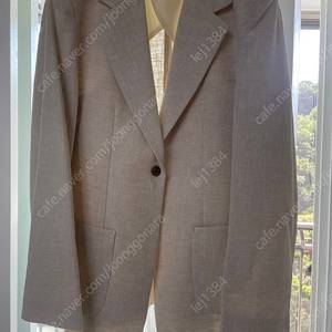 GED One button linen jacket - oatmeal 게드 원버튼 린넨 자켓 오트밀