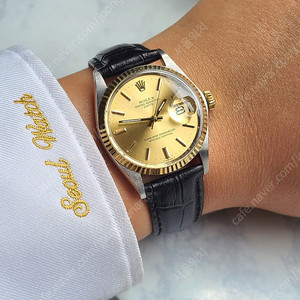 [정품] 롤렉스 오이스터퍼페추얼 데이트 옐로우골드 콤비 빈티지 (Rolex OysterPerpetual Date )