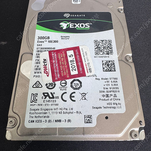 시게이트 Exos 10E300 300GB 10K 6GB SAS HDD 하드