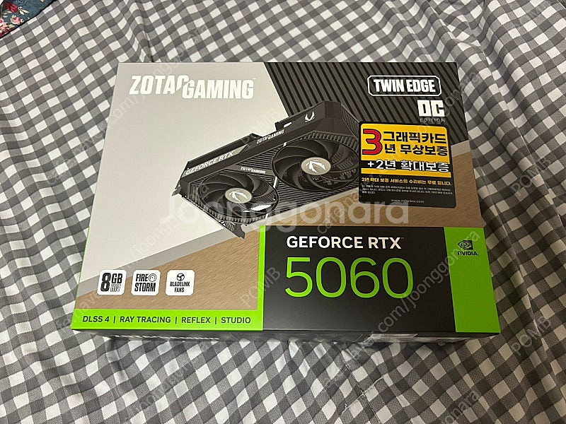 조텍 RTX5060 미개봉--0