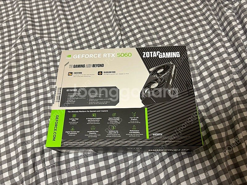 조텍 RTX5060 미개봉--1
