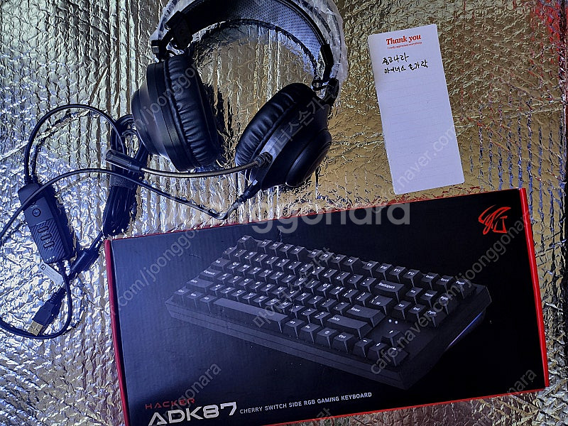 앱코 ADK87 체리 갈축 키보드 앱코 N550 ENC...--0
