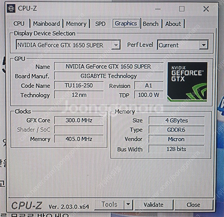기가바이트 GTX1650 SUPER 그래픽카드vga--0
