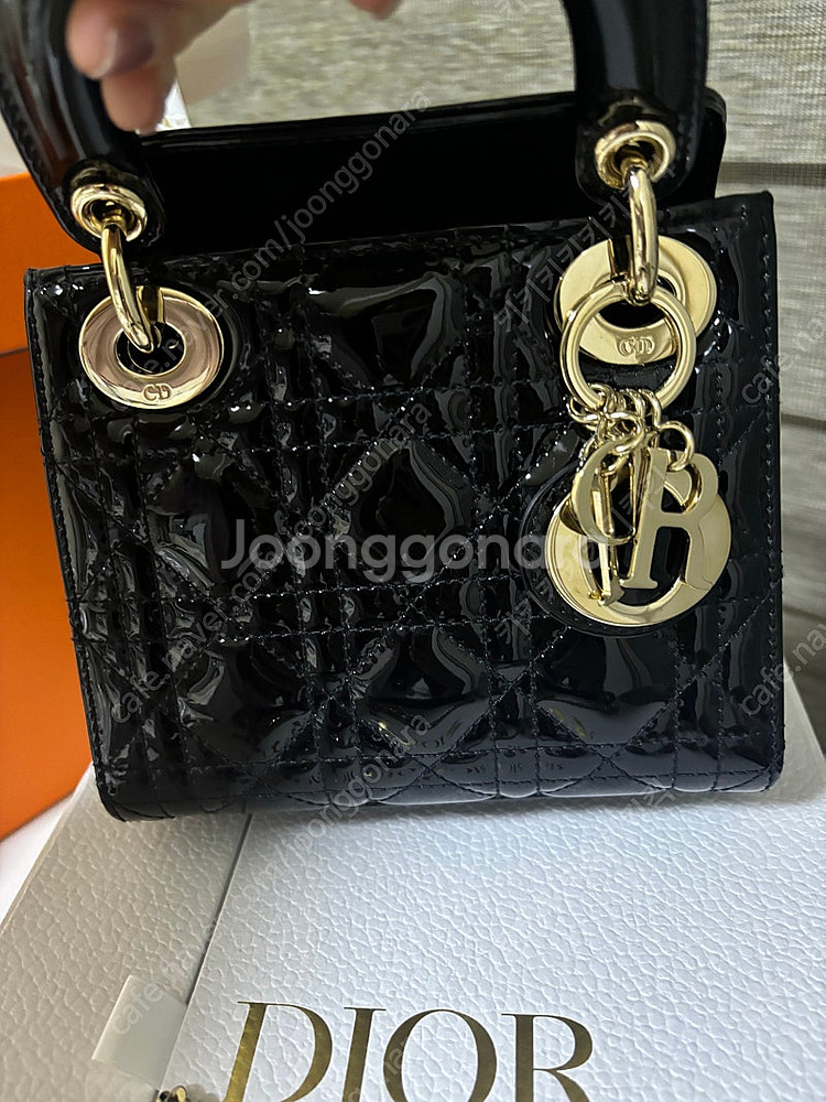 레이디디올 미니 디올 페이던트 블랙(가격내림)--1