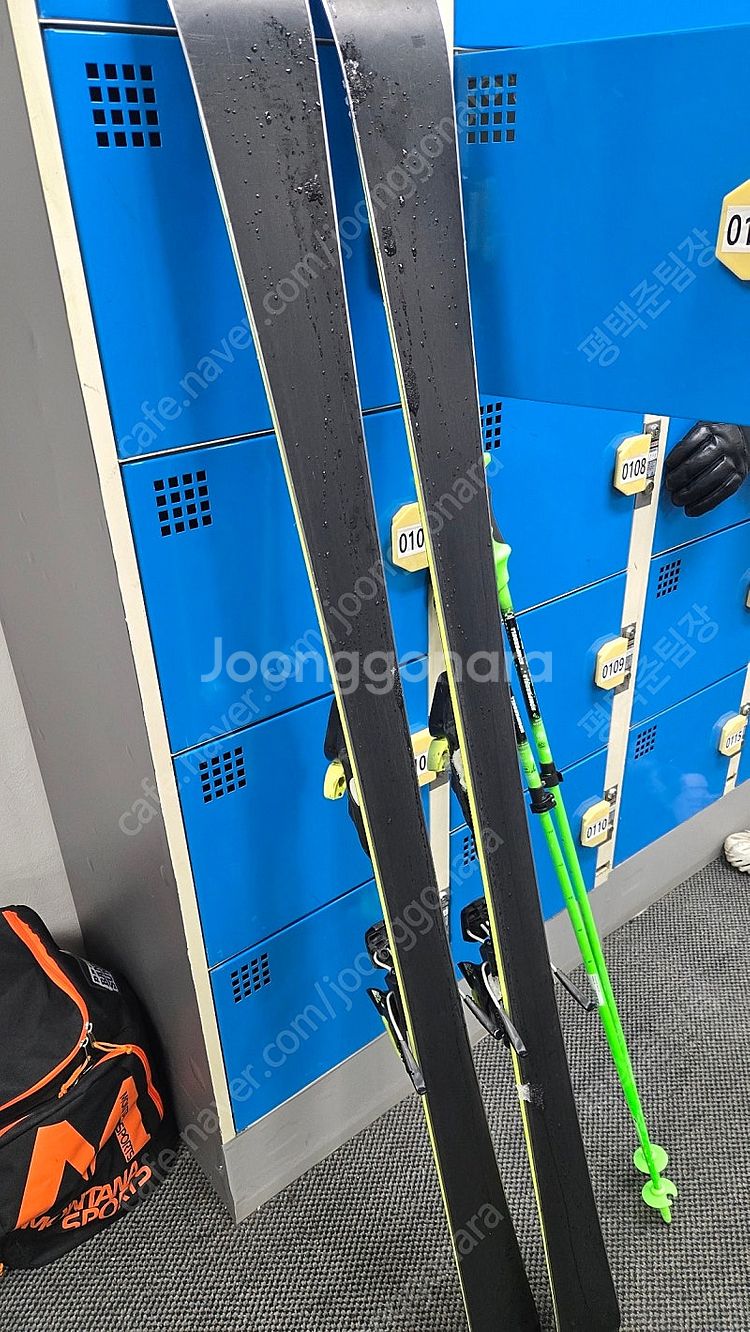 헤드아이쉐잎프로회전스키163cm+스키백 싸게날립니다--5