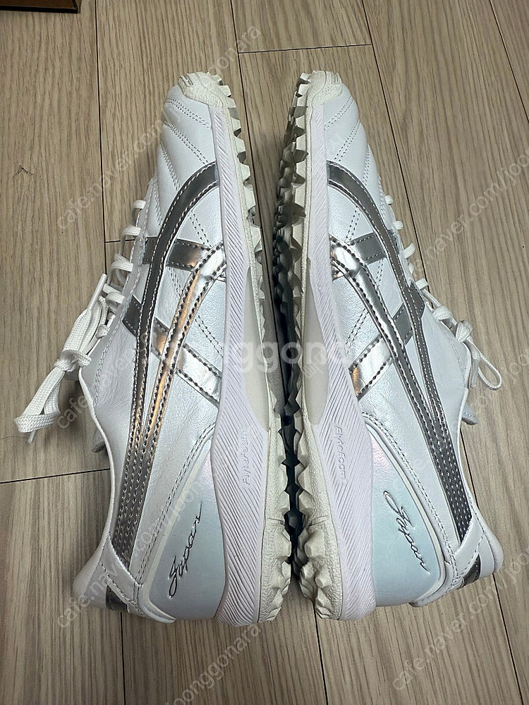 아식스 c3 tf 풋살화 흰 실버 250 일본내수용--2