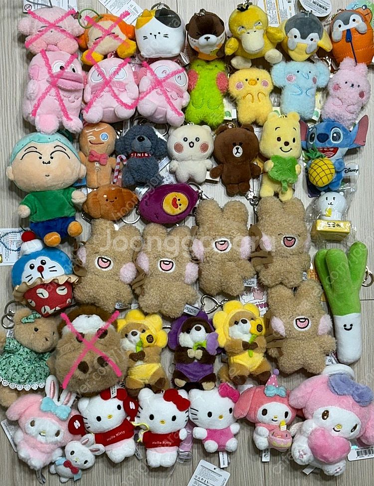 인형뽑기 키링 별의커비 산리오 우소우소짱 쿠키런 짱구 ...--0
