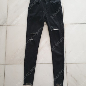 블랙 데미지 스키니진 찢청 (PUBLIC & Co. DENIM / S사이즈)