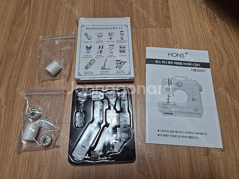 HONS 프로 재봉틀 HSSM-1201 풀세트--0