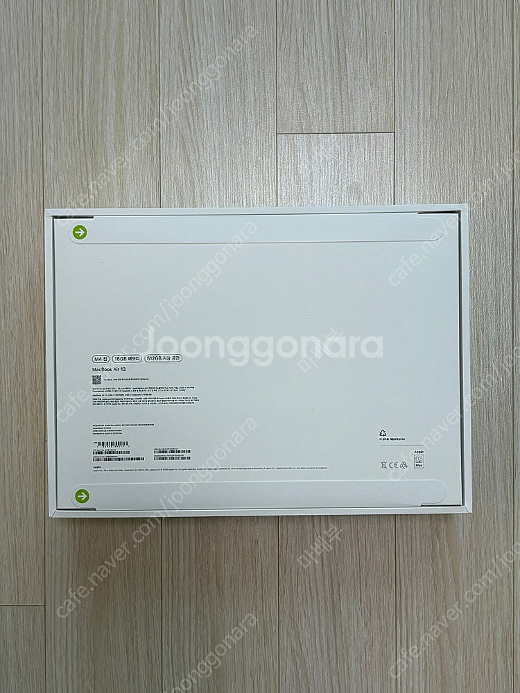 미개봉) 맥북에어 13 M4 16 512 스카이블루--1
