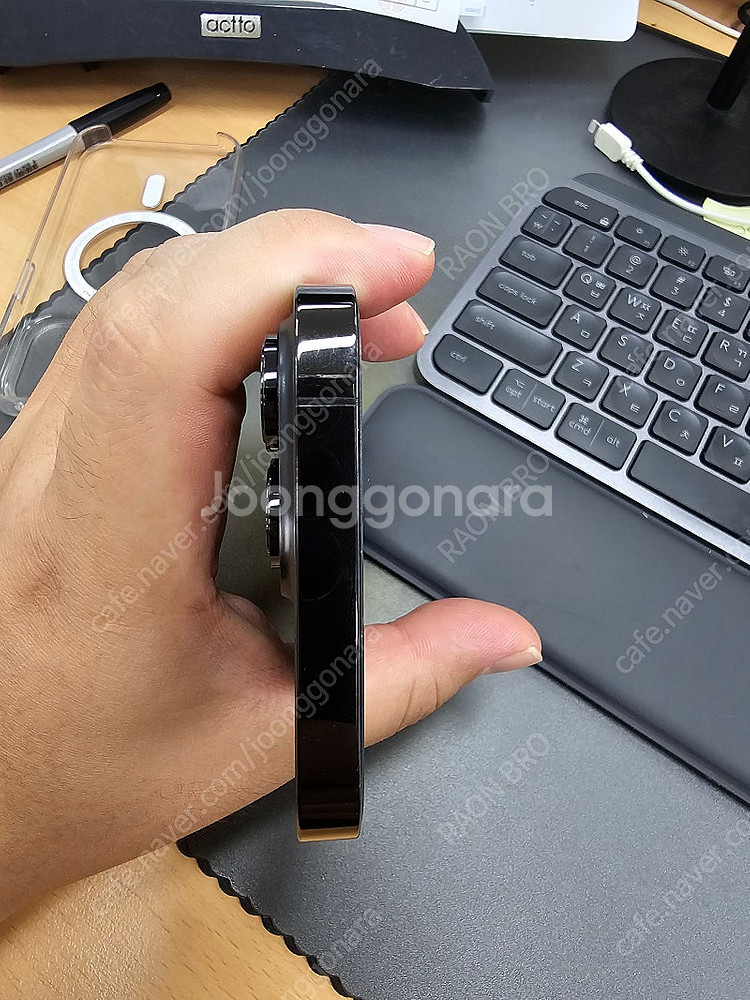 아이폰14 프로 블랙 256GB 풀 박스,케이블, 맥세...--4