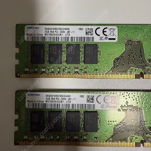 삼성 ddr4 16g 메모리 2개 일괄 판매합니다.
