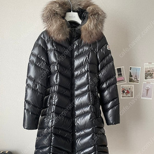 (정품)몽클레어(moncler) 리얼 폭스퍼 풀마(Fulmar)블래컬러 사이즈0