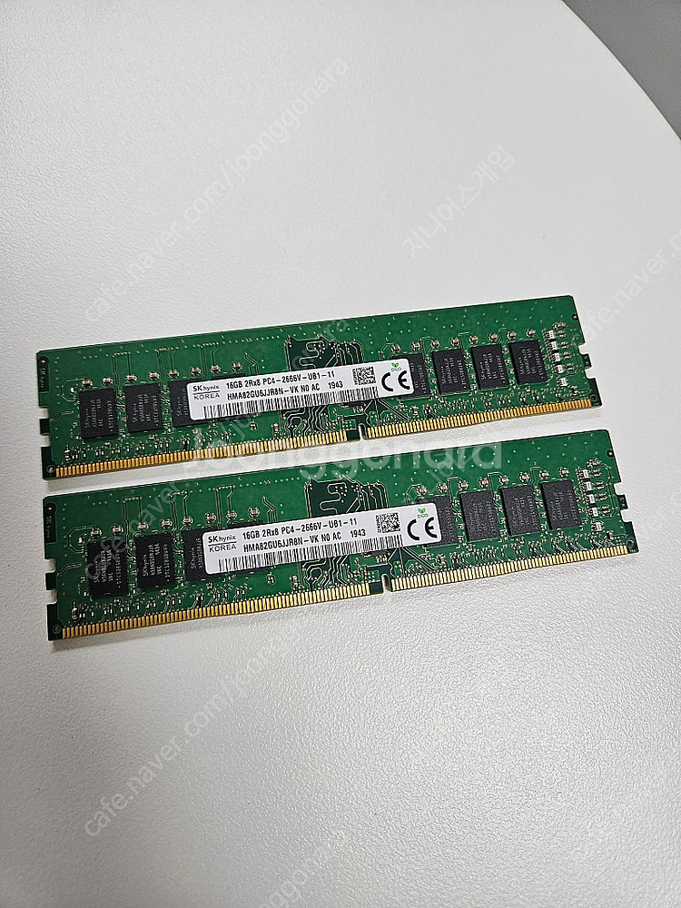 SK하이닉스 16GB DDR4 2666V 램 2개--0