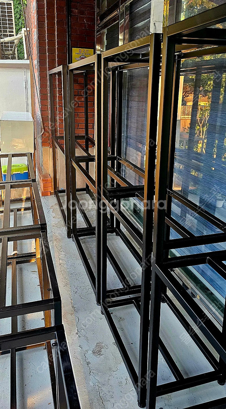 분체도장 철제축양장 팝니다(45큐브, 2자광폭, 3자광폭, 4자광폭 1단&2단)--6