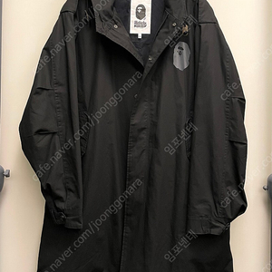 (2XL)BAPE 베이프 밀리터리 피쉬테일 롱 모드코트 개파카