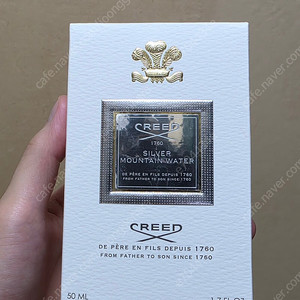 크리드 실버마운틴 워터 50ml 면세 새제품