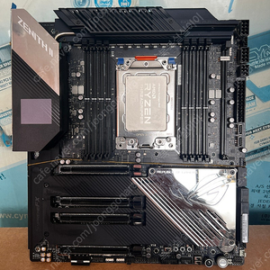 AMD 스레드리퍼 3960x 24코어 48쓰레드 ASUS ROG ZHENTAI II EXTREME 보드 셋트