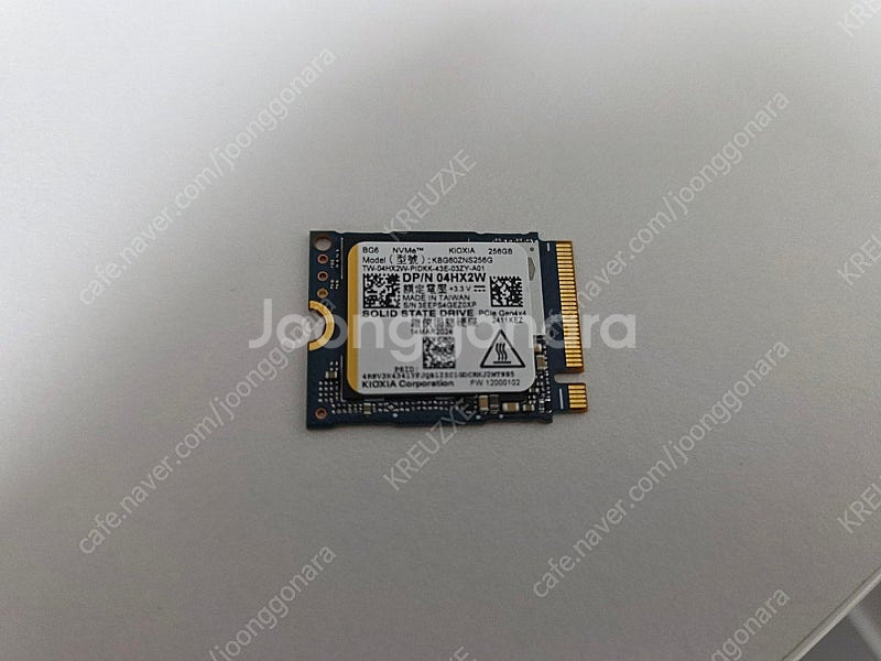 Kioxia NVME Gen4 2230 SSD KBG6...--0