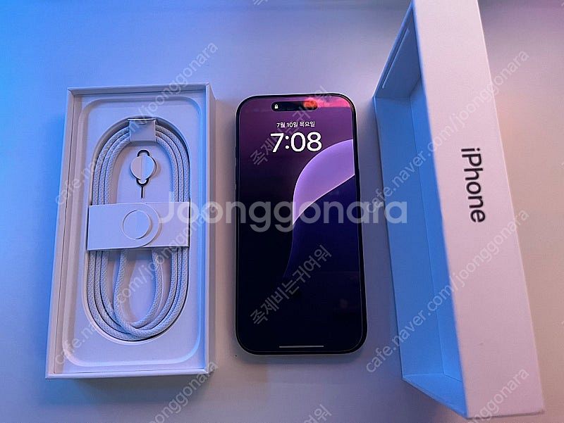 아이폰 16 pro 자급제 128GB 블랙--2