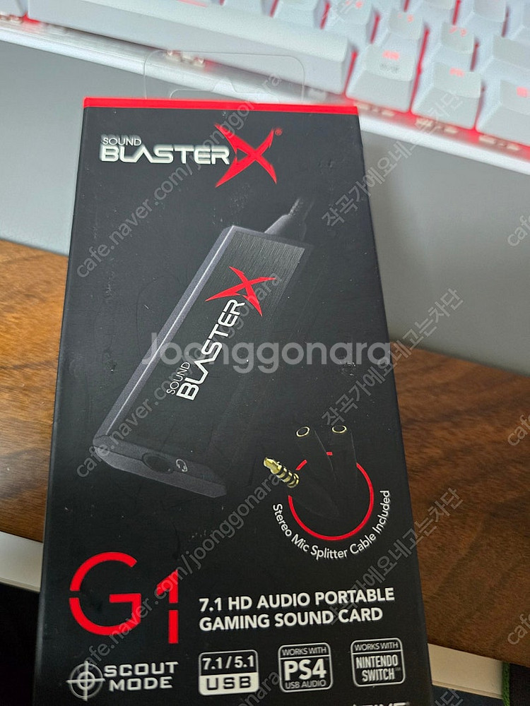 사운드블러스터 x g1 단순개봉품 무배--1