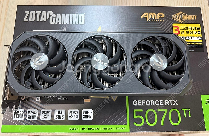 ZOTAC GAMING 지포스 RTX 5070 Ti A...--0