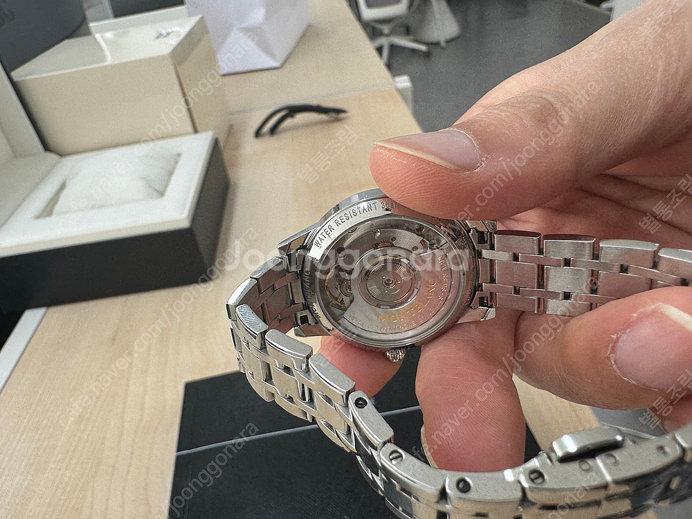 몽블랑 보헴 30mm 오토매틱 데이앤나잇 시계 판매합니...--5