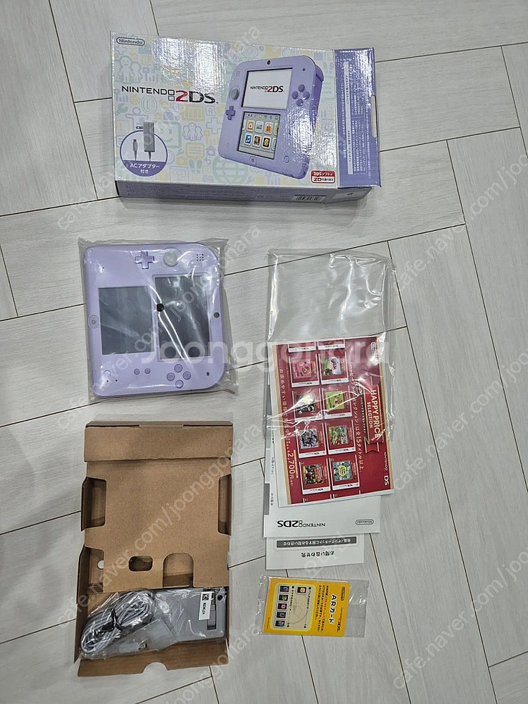 닌텐도2DS 라벤더 일판 + 소프트5종--6