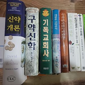 (기독교 서적 )신학 개론/ 기독교회사/구약신학 /새로운 구약주석..기타외 .