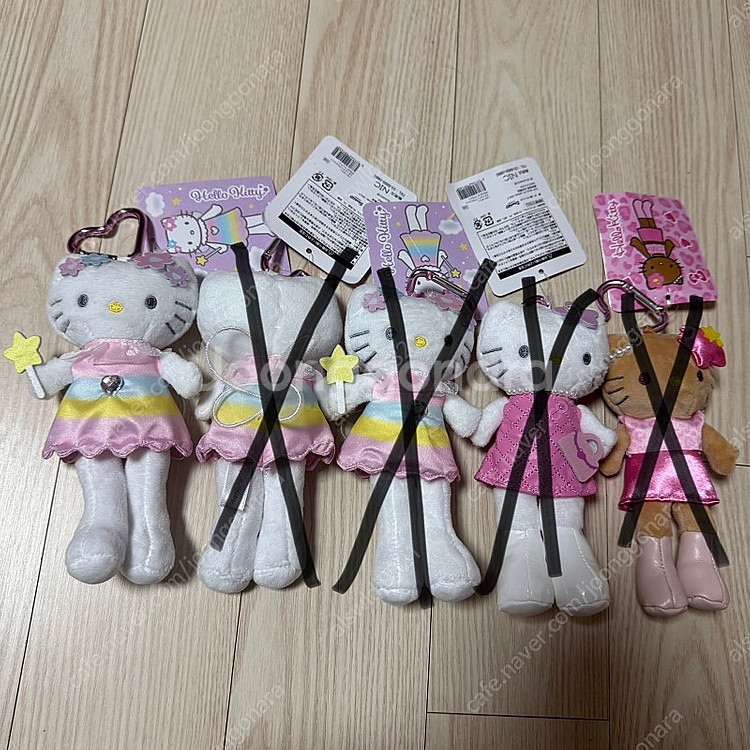 롱다리 키티인형 키링(새상품)--0