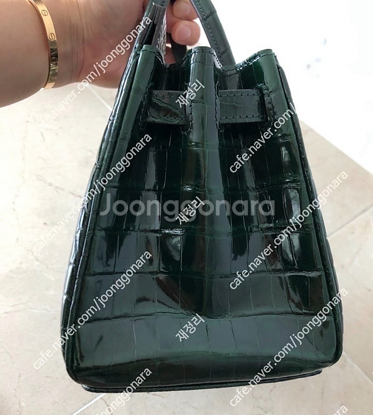 소정방 헹롱사 가죽 등급 악어백 벌킨 25사이즈 새제품...--1