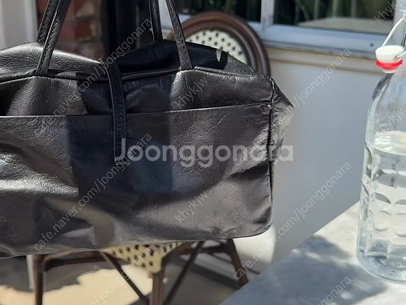 천연송아지가죽토트백 새상품 (정싸롱.프루)--3