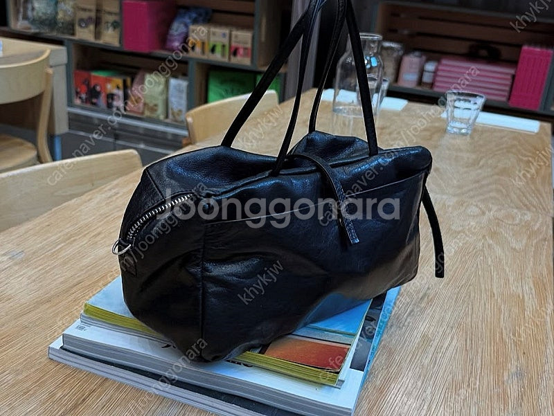 천연송아지가죽토트백 새상품 (정싸롱.프루)--5