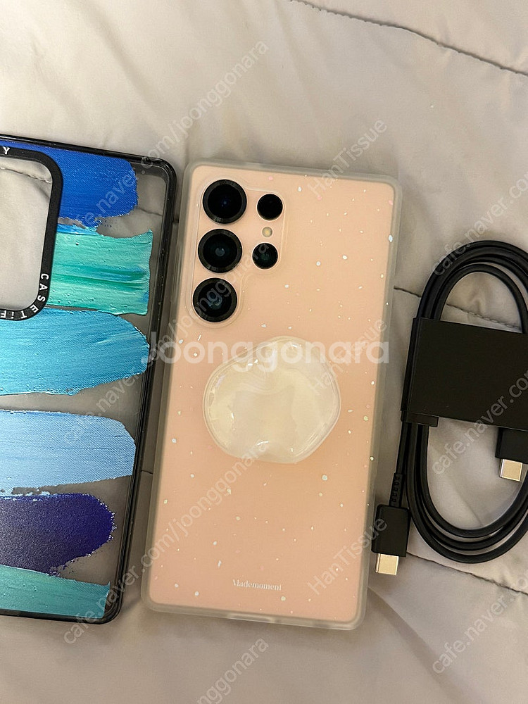 갤럭시s25울트라 핑크골드 삼성전용색상 512GB--0