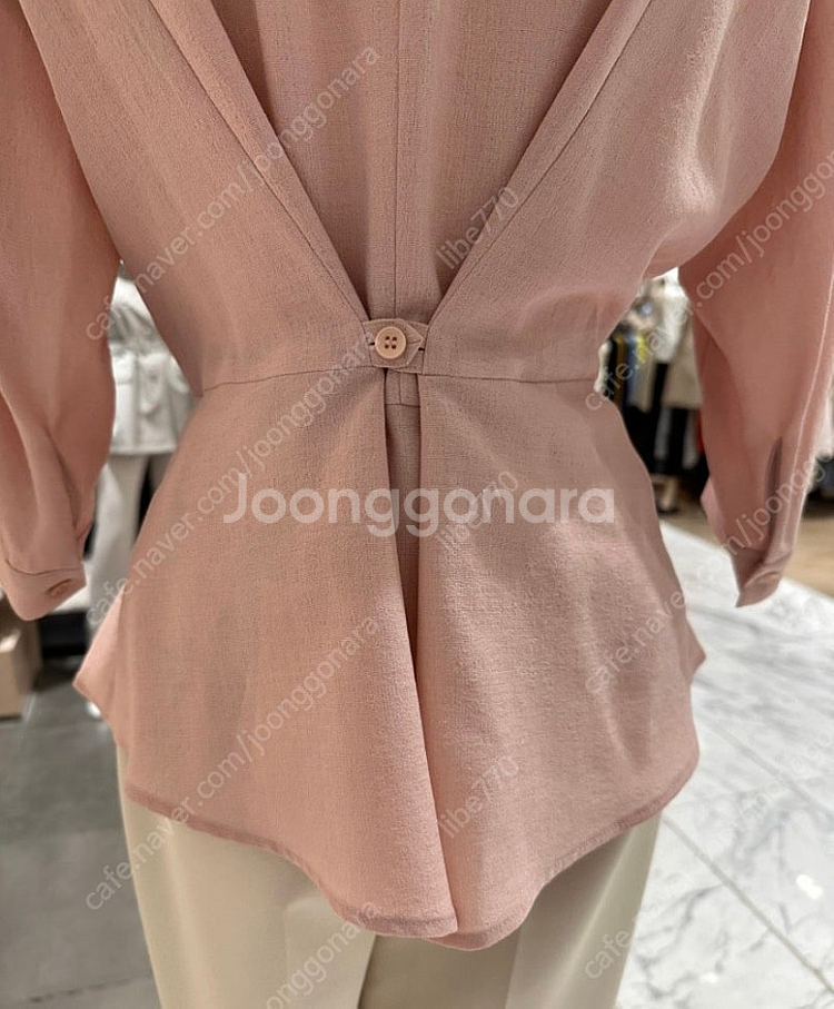 KL 핑크 블라우스--2