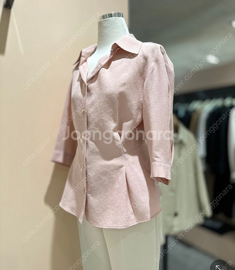 KL 핑크 블라우스--3