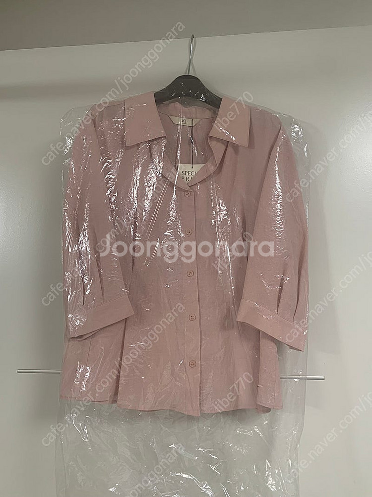 KL 핑크 블라우스--4