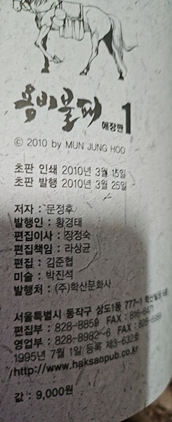 용비불패 애장판 판매합니다.--2