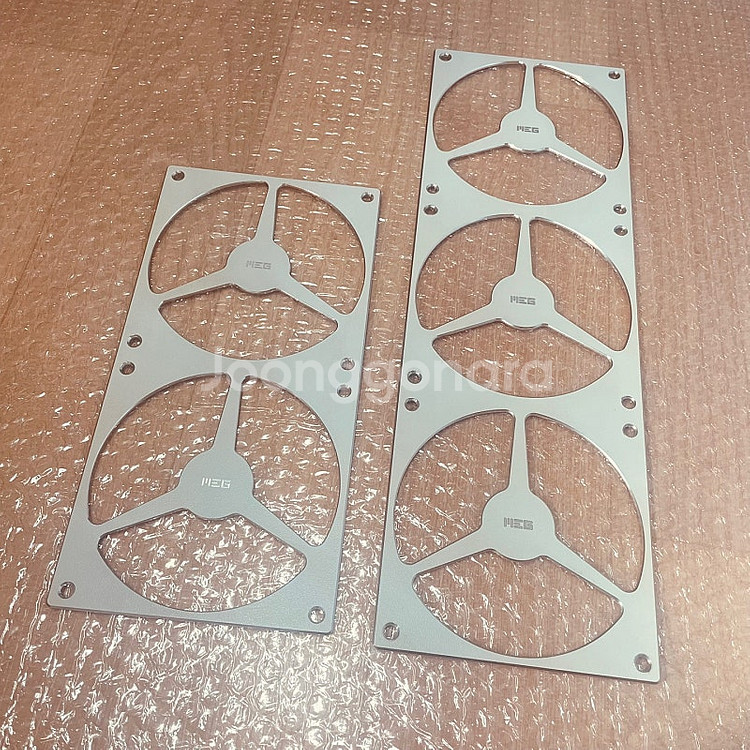 MEG 커스텀 화이트 팬그릴 120mm 140mm--0