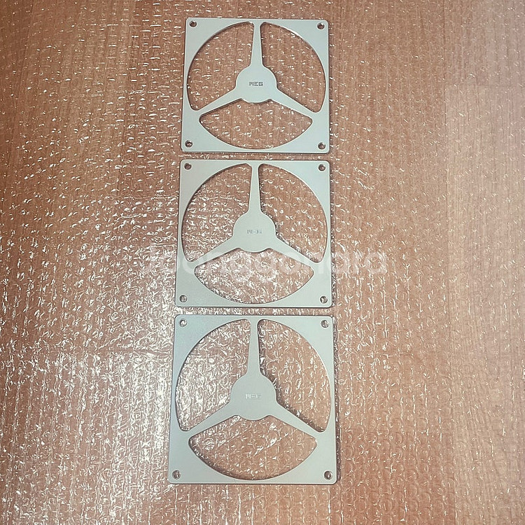 MEG 커스텀 화이트 팬그릴 120mm 140mm--2