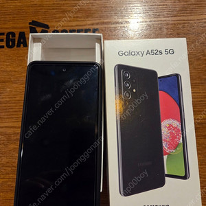 s급 갤럭시 A52s 블랙,5G, 램6/내장128GB