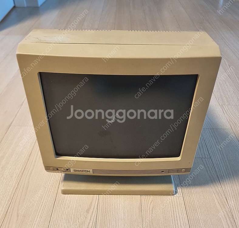 옛날 오래된 구형 모니터 80년대 삼성 레트로 빈티지--0