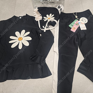 리미떼두두 블랙 빅데이지 수영복 xl / 3xl (새상품)