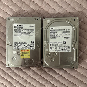 HGST 6TB, 도시바 2TB 하드 팝니다