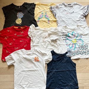 여아 면티 일괄