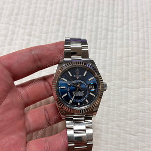 롤렉스 스카이드웰러 스틸 청판 326934