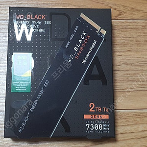 WD BLACK SN850X M.2 NVMe 2TB 팝니다