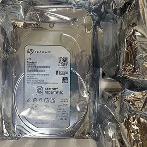(네이버페이 안전거래등록) 리퍼 상품 미개봉 / 씨게이트 아이언울프 프로 SATA / 4TB / 택배비포함 : 70,000원