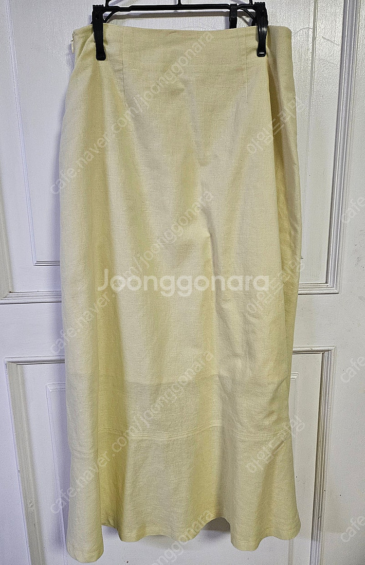 몽돌 린넨 스커트(레몬색)--0
