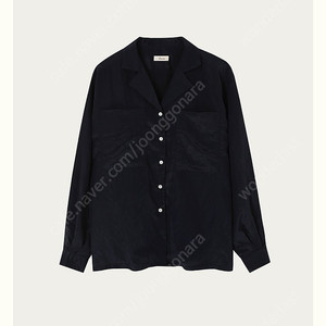 리본빛 메이즈 블라우스 ribbonbit maze pocket blouse navy